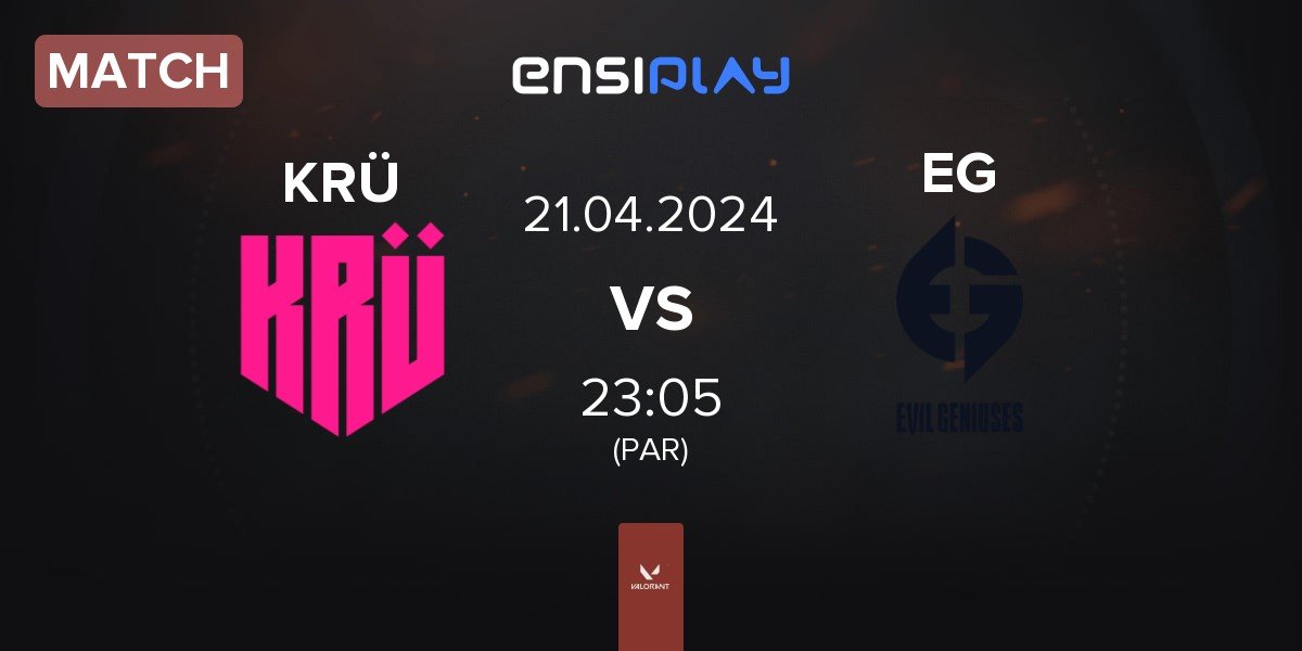 Match KRÜ Esports KRÜ vs Evil Geniuses EG | 21.04