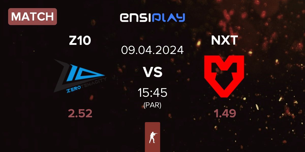 Match Zero Tenacity Z10 vs MOUZ NXT NXT | 09.04