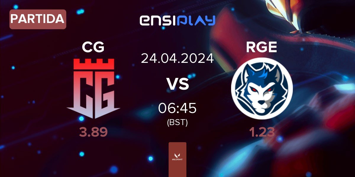 Partida Carnival Gaming CG vs Reckoning Esports RGE | 24.04