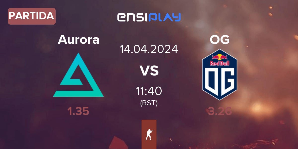 Partida Aurora Gaming Aurora vs OG Gaming OG | 14.04