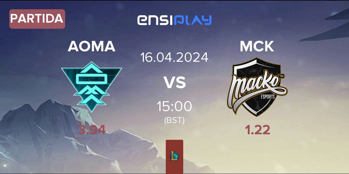 Partida A One Man Army AOMA vs Macko Esports MCK | 16.04