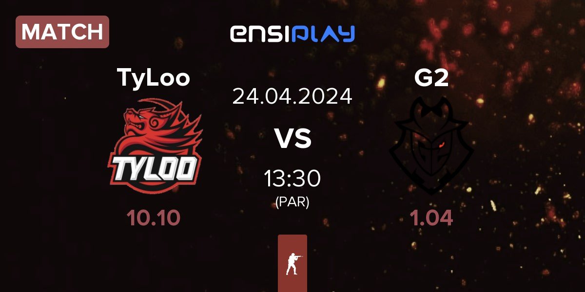 Match TyLoo vs G2 Esports G2 | 24.04