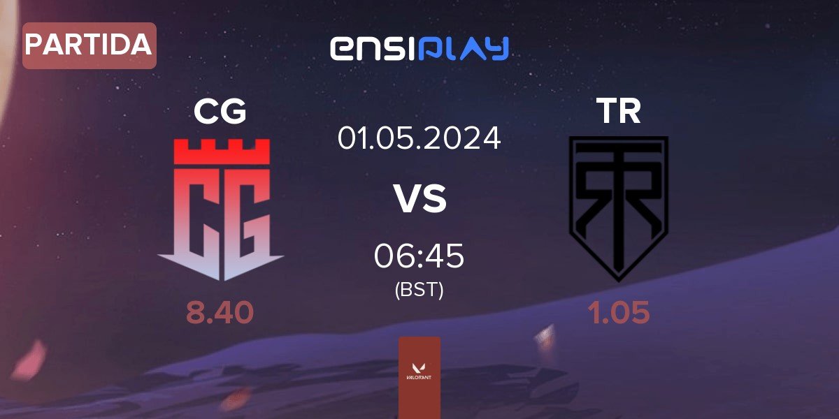 Partida Carnival Gaming CG vs True Rippers Esports TR | 01.05