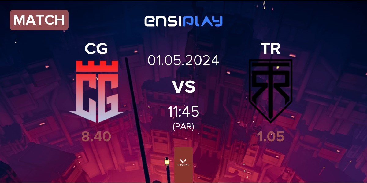 Match Carnival Gaming CG vs True Rippers Esports TR | 01.05