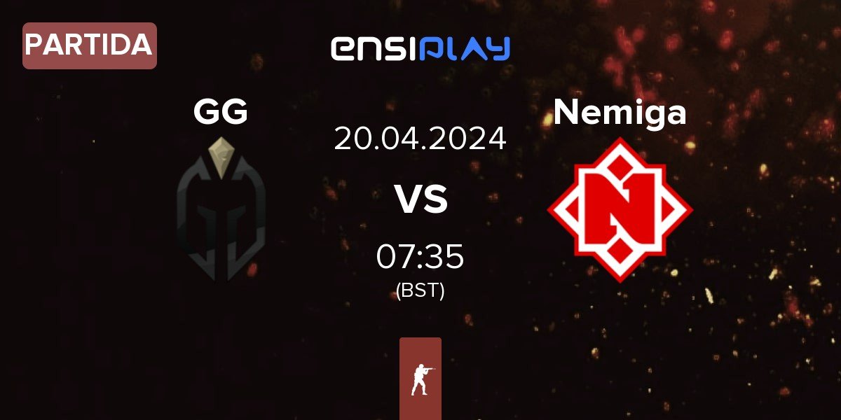 Partida Gaimin Gladiators GG vs Nemiga Gaming Nemiga | 20.04