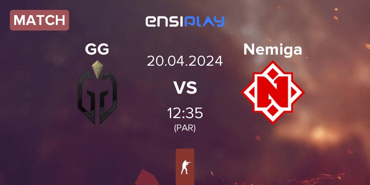 Match Gaimin Gladiators GG vs Nemiga Gaming Nemiga | 20.04