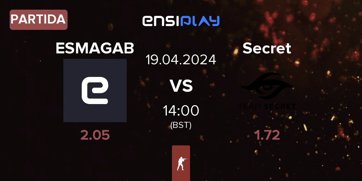 Partida ESMAGAB vs Team Secret Secret | 19.04