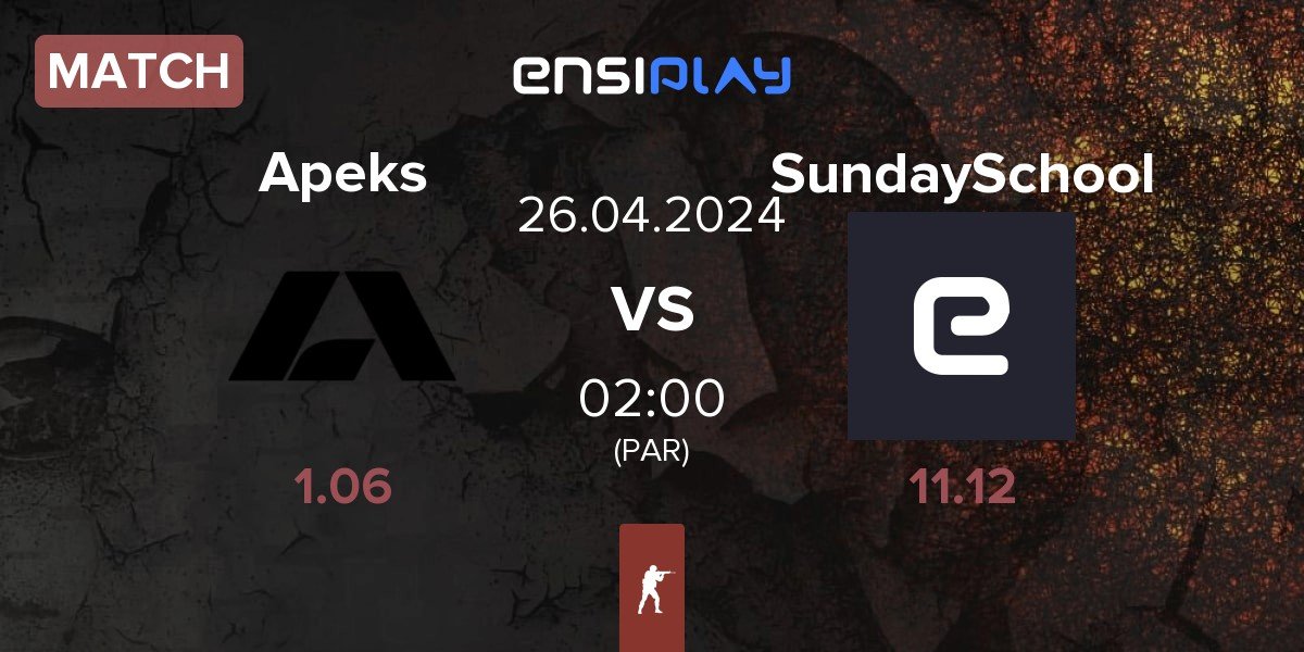 Match Apeks vs sunday school SundaySchool | 25.04