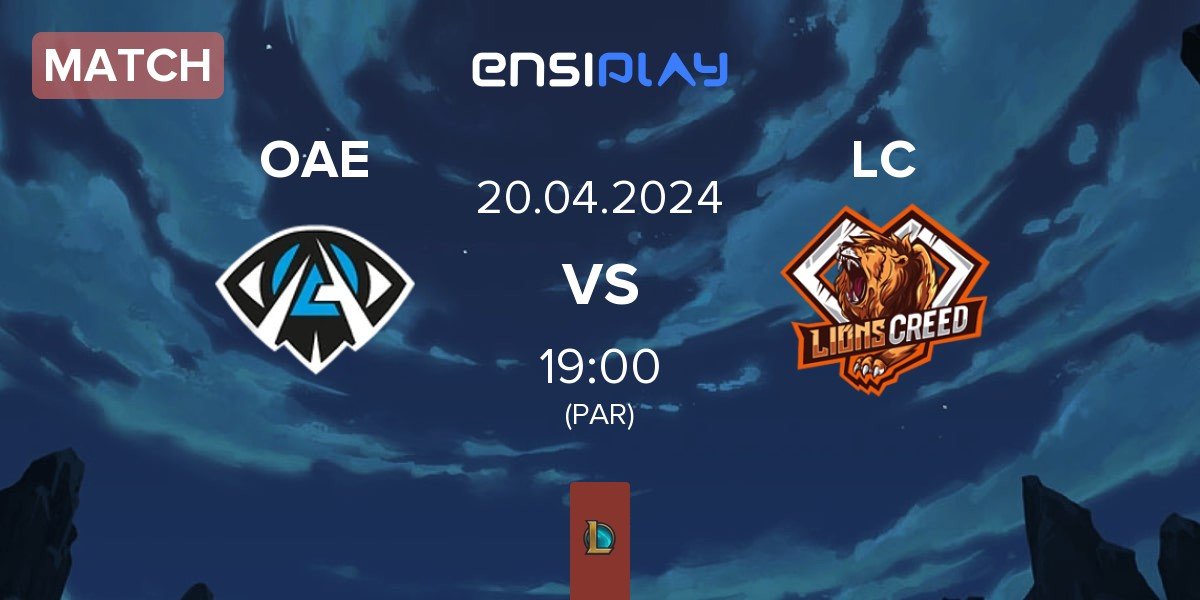 Match Orbit Anonymo OAE vs LionsCreed LC | 20.04