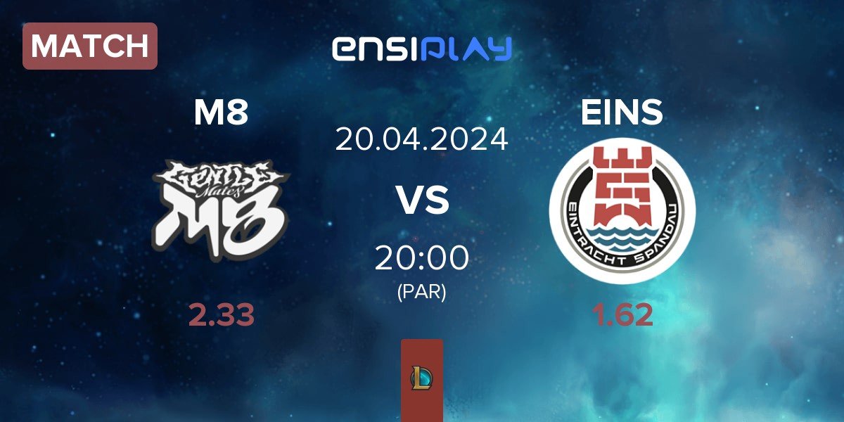 Match Gentle Mates M8 vs Eintracht Spandau EINS | 20.04