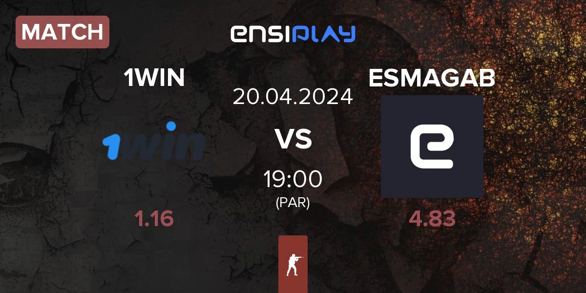 Match 1WIN vs ESMAGAB | 20.04