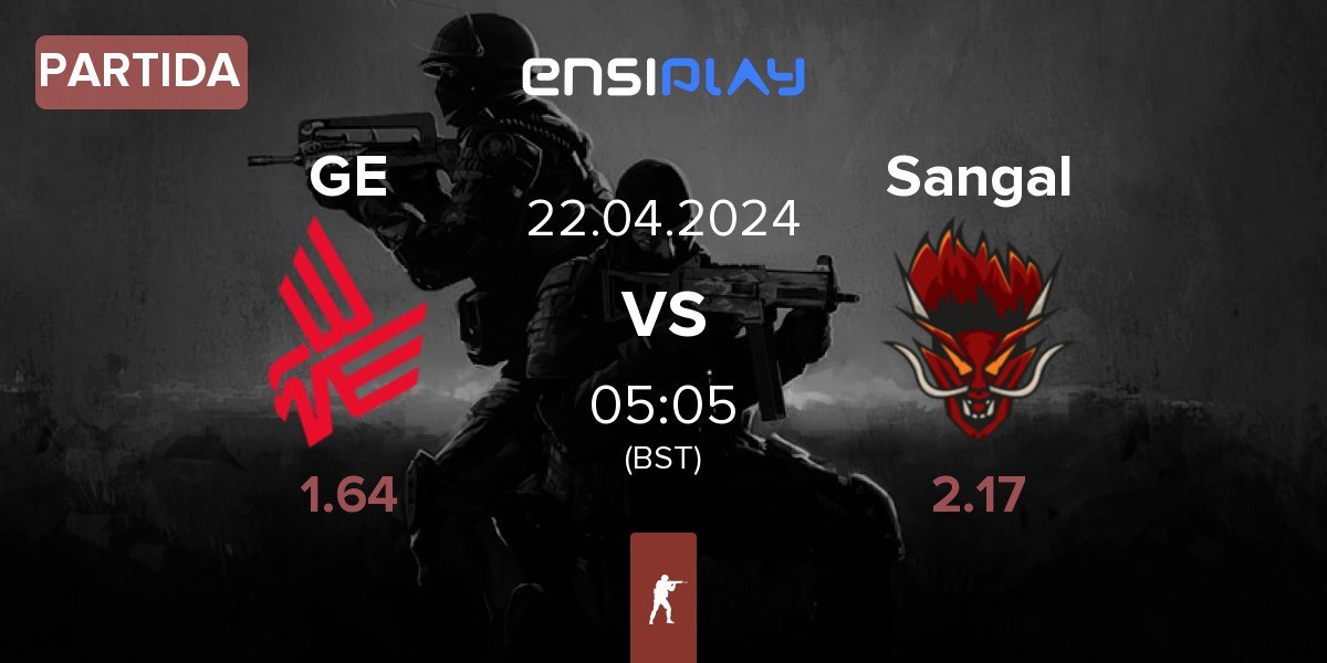 Partida Guild Eagles GE vs Sangal Esports Sangal | 22.04