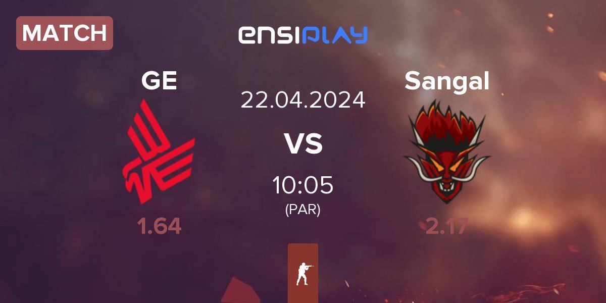 Match Guild Eagles GE vs Sangal Esports Sangal | 22.04