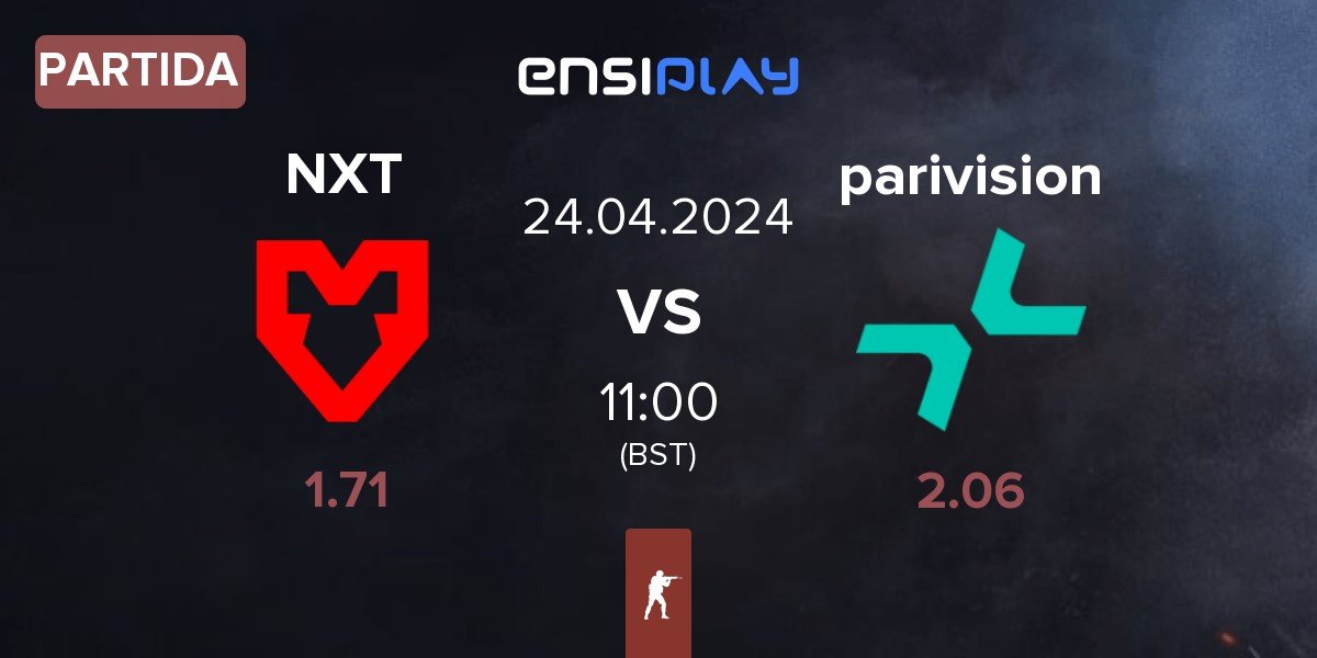 Partida MOUZ NXT NXT vs PARIVISION parivision | 24.04