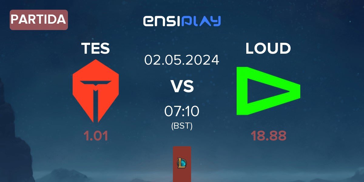 Partida TOP Esports TES vs LOUD | 02.05