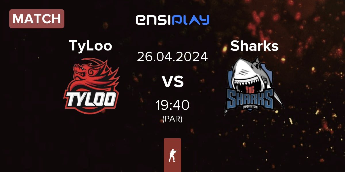 Match TyLoo vs Sharks Esports Sharks | 26.04