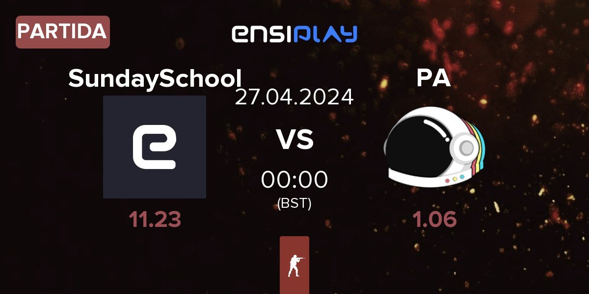 Partida sunday school SundaySchool vs Party Astronauts PA | 27.04