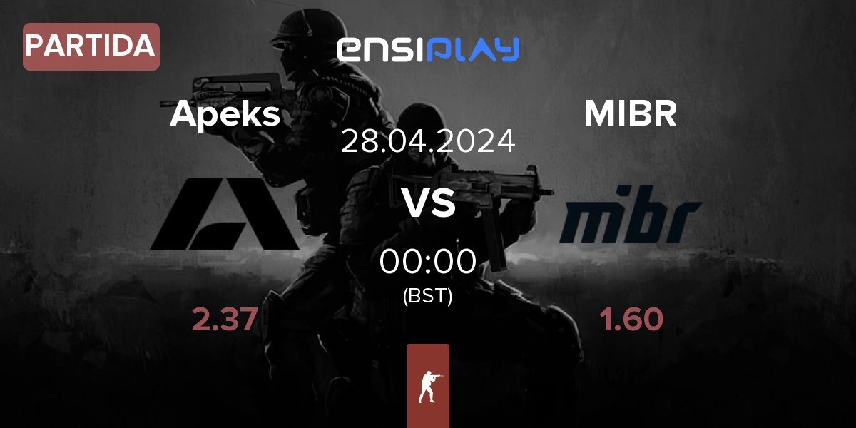 Partida Apeks vs Made in Brazil MIBR | 28.04