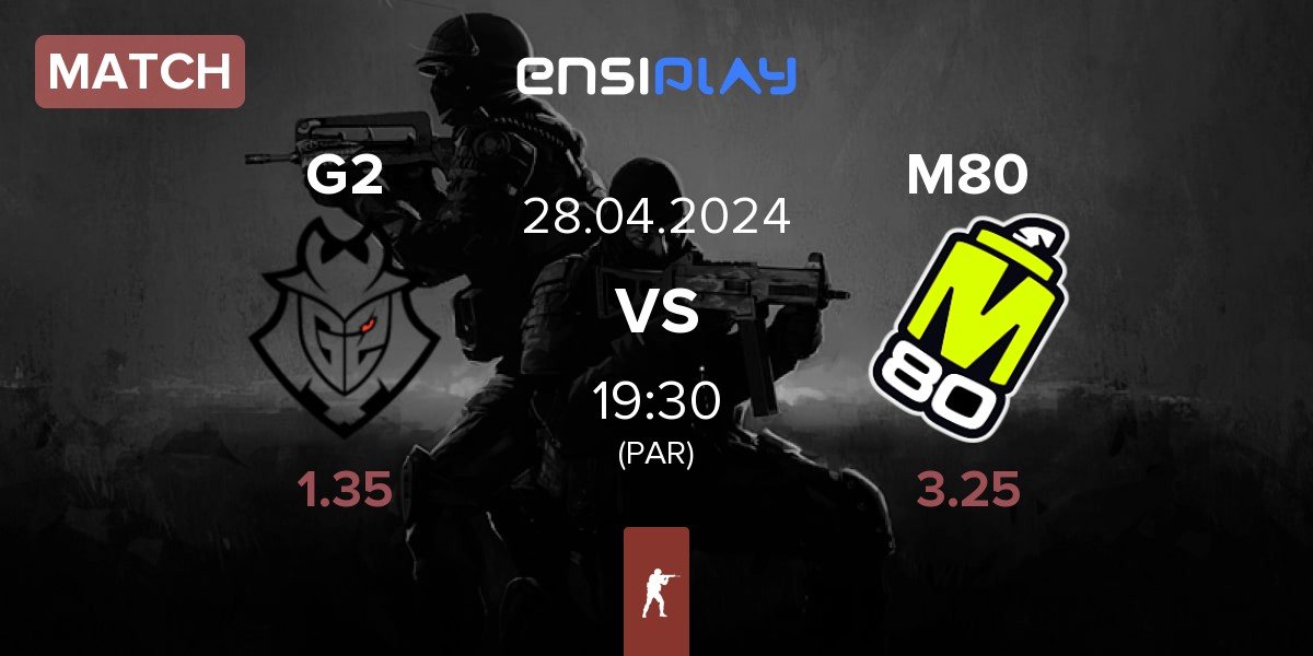 Match G2 Esports G2 vs M80 | 28.04