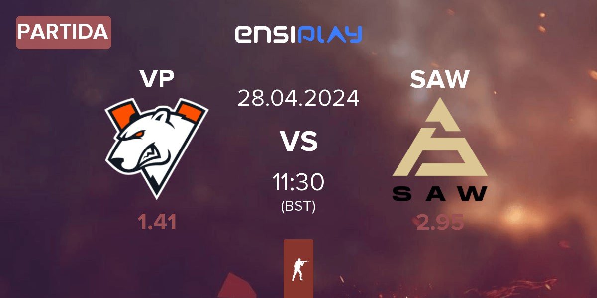 Partida Virtus.Pro VP vs SAW | 28.04