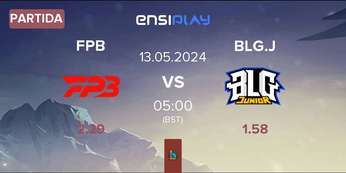 Partida FunPlus Phoenix Blaze FPB vs Bilibili Gaming Junior BLG.J | 13.05