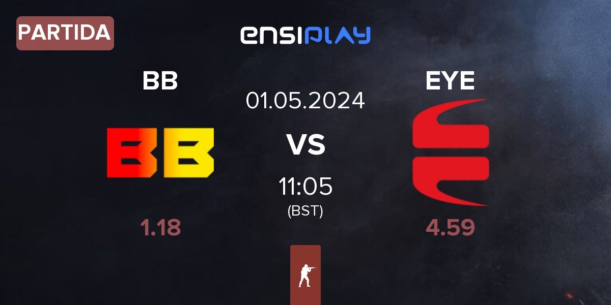 Partida BetBoom BB vs EYEBALLERS EYE | 01.05