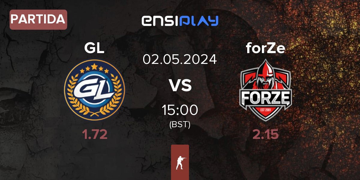 Partida GamerLegion GL vs FORZE Esports forZe | 02.05