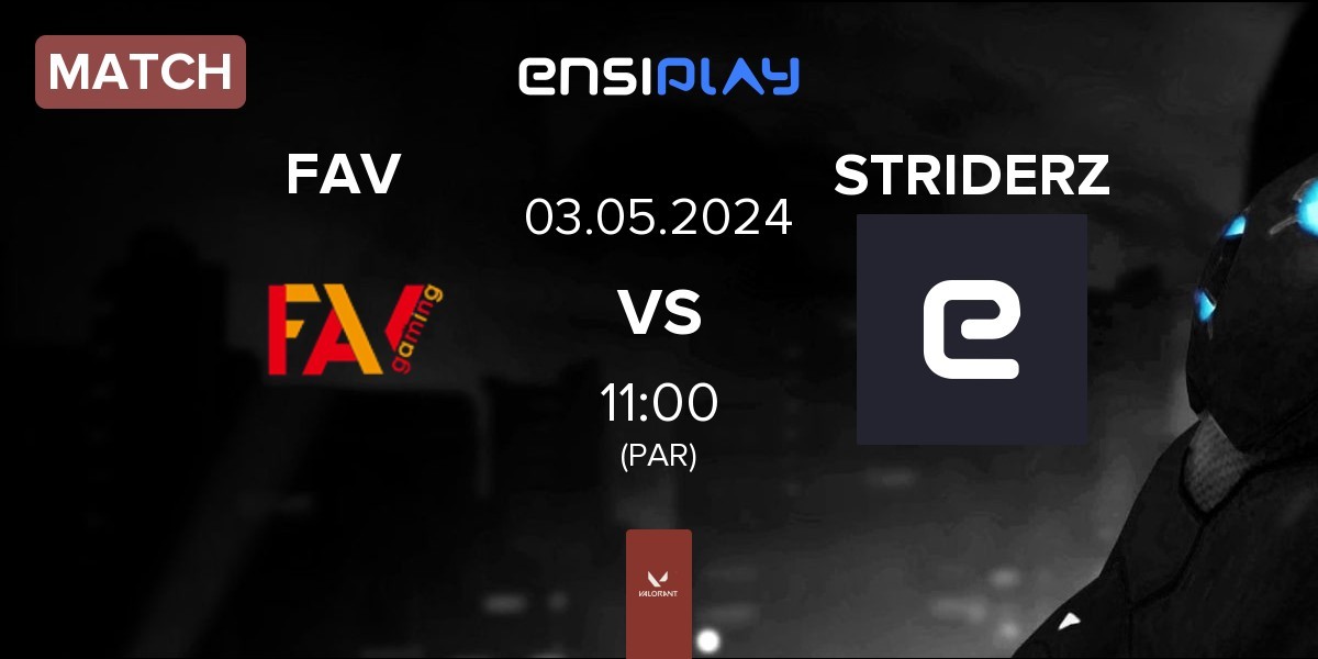 Match FAV gaming FAV vs STRIDERZ | 03.05