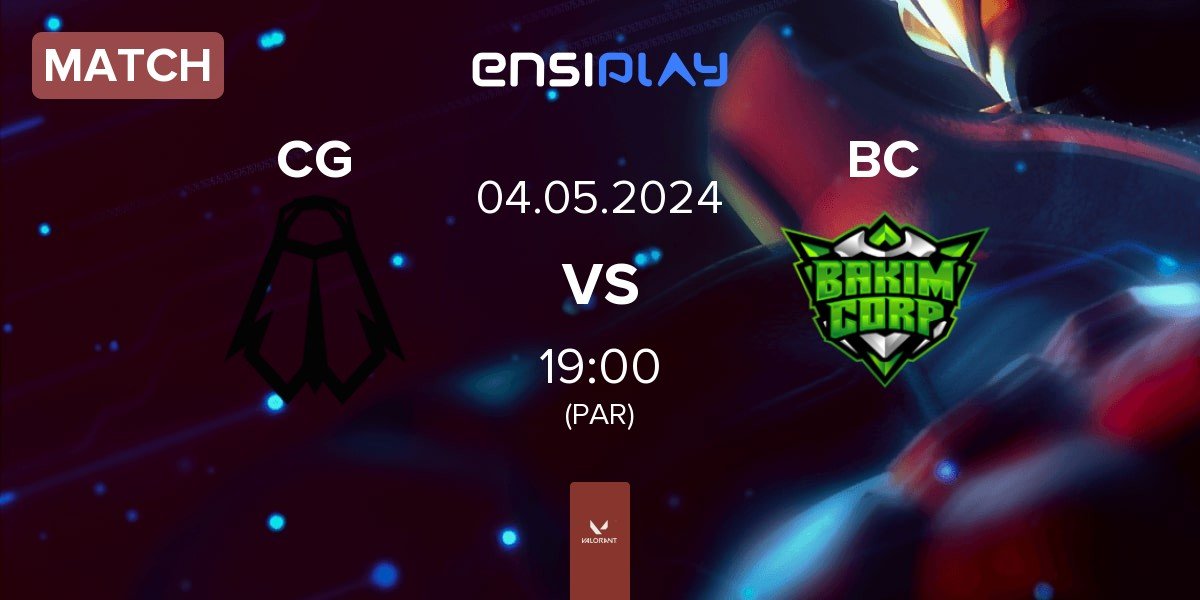 Match Cicadas Gaming CG vs Bakim Corp BC | 04.05