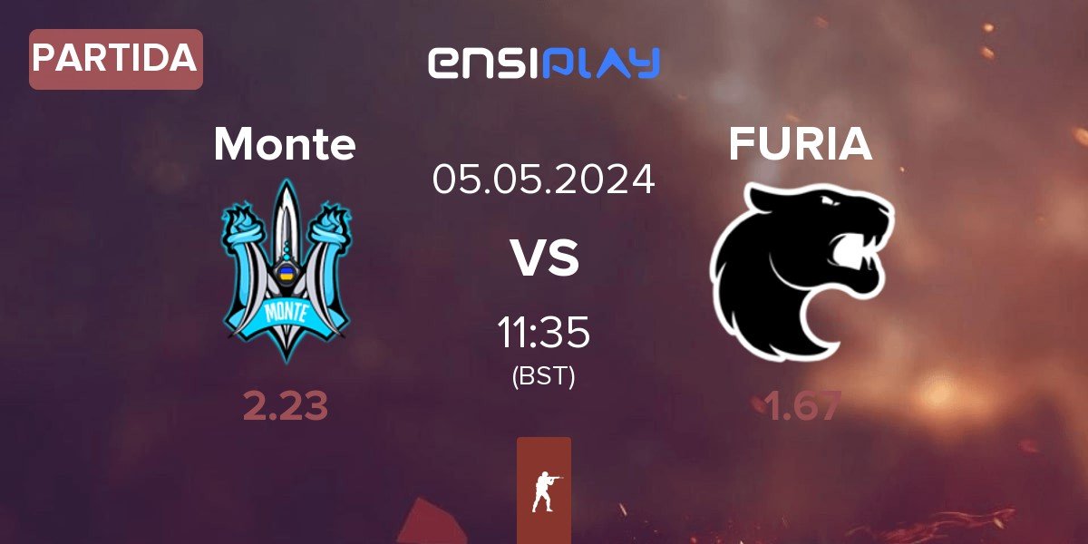 Partida Monte vs FURIA Esports FURIA | 05.05