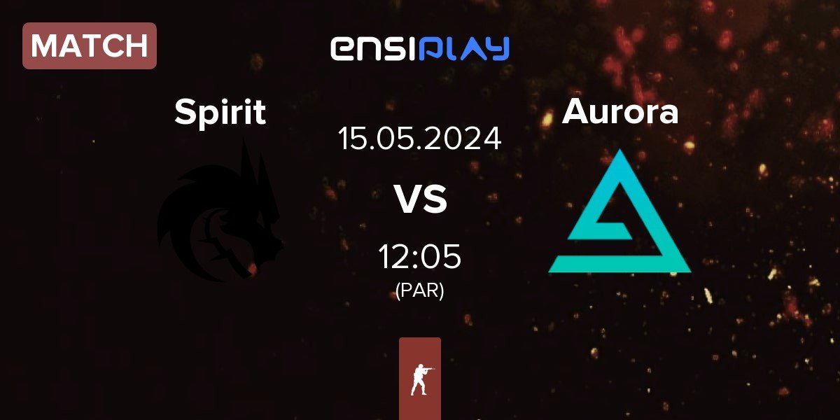 Match Team Spirit Spirit vs Aurora Gaming Aurora | 15.05