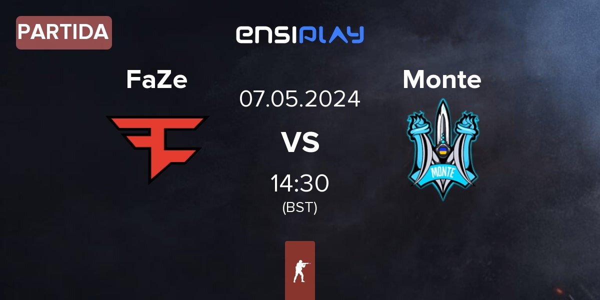 Partida FaZe Clan FaZe vs Monte | 07.05