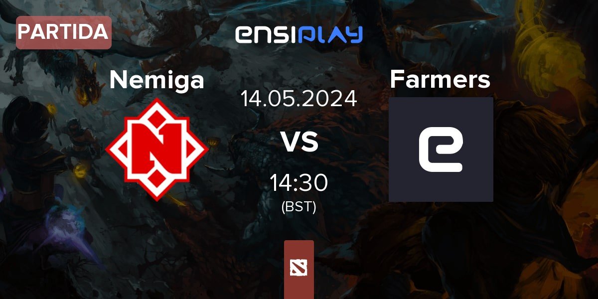 Partida Nemiga Gaming Nemiga vs rest farmers Farmers | 14.05