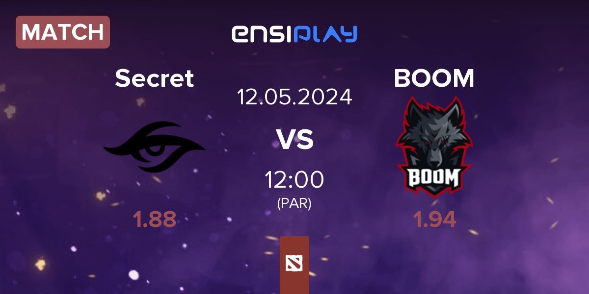 Match Team Secret Secret vs BOOM Esports BOOM | 12.05