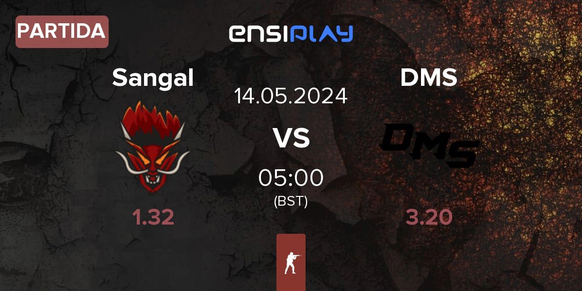 Partida Sangal Esports Sangal vs DMS | 14.05