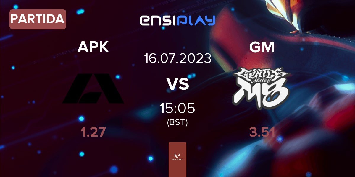 Partida Apeks APK vs Gentle Mates M8 | 16.07