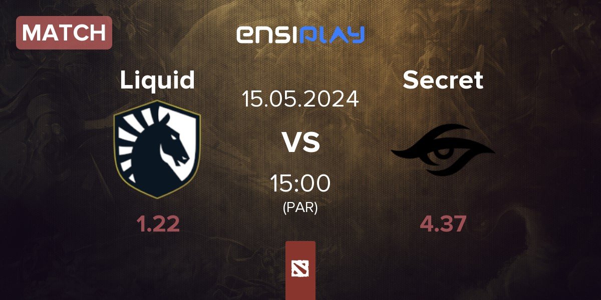 Match Team Liquid Liquid vs Team Secret Secret | 15.05