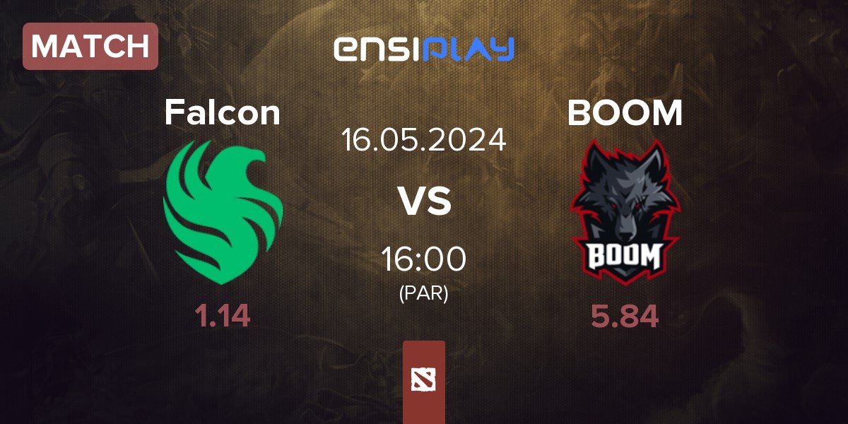 Match Team Falcons Falcon vs BOOM Esports BOOM | 16.05