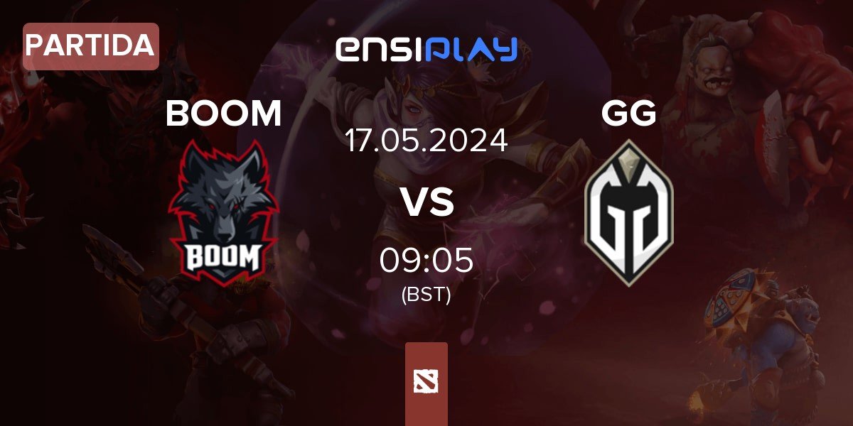 Partida BOOM Esports BOOM vs Gaimin Gladiators GG | 17.05