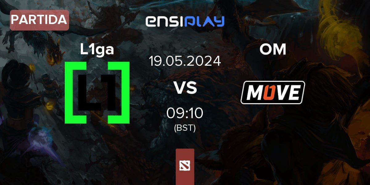 Partida L1ga Team L1ga vs One Move OM | 19.05