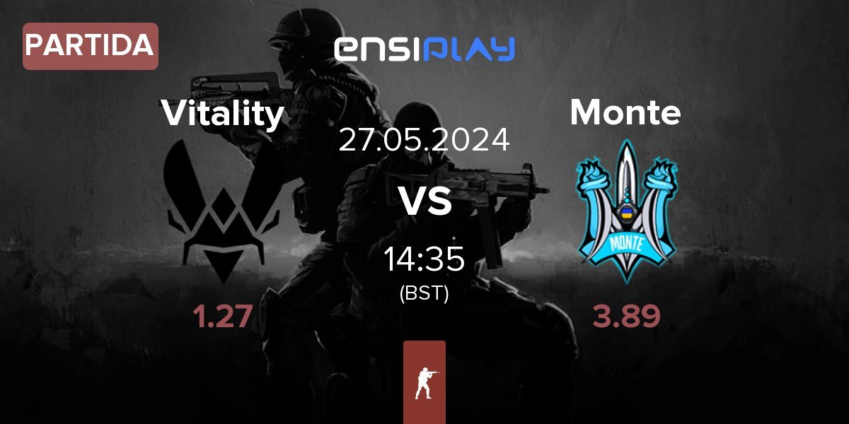 Partida Team Vitality Vitality vs Monte | 27.05