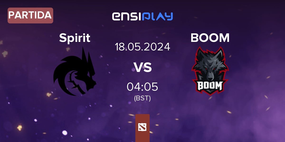 Partida Team Spirit Spirit vs BOOM Esports BOOM | 18.05