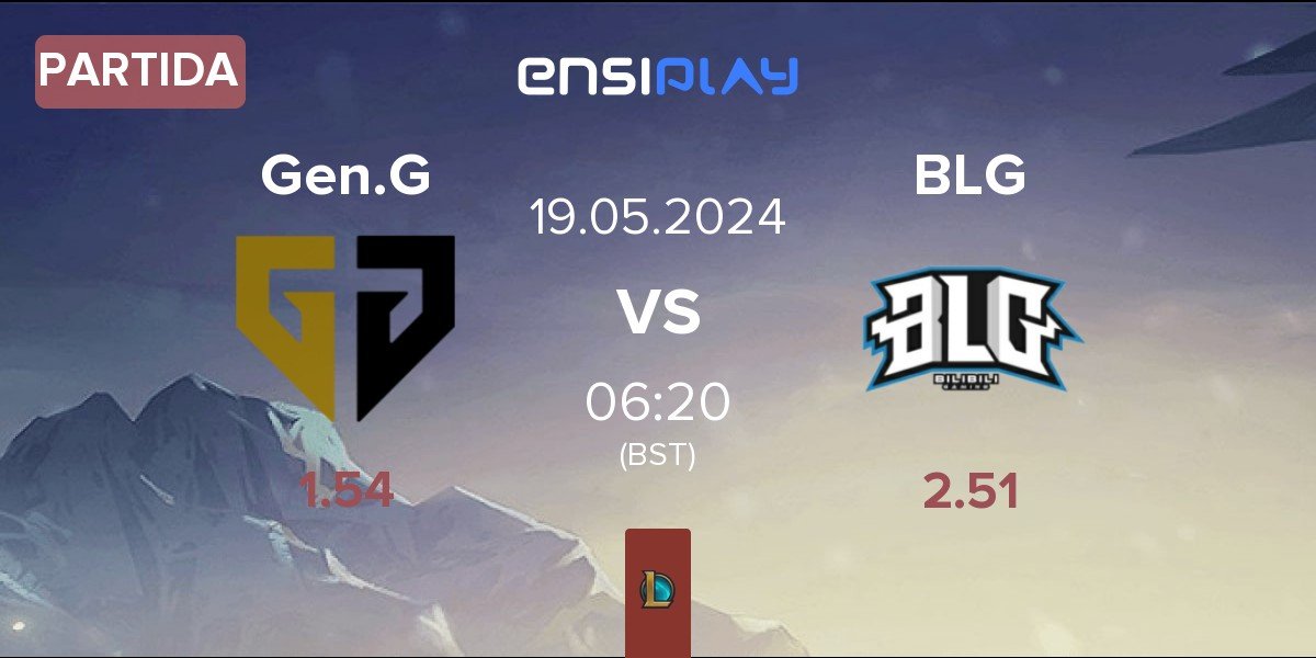 Partida Gen.G Esports Gen.G vs Bilibili Gaming BLG | 19.05