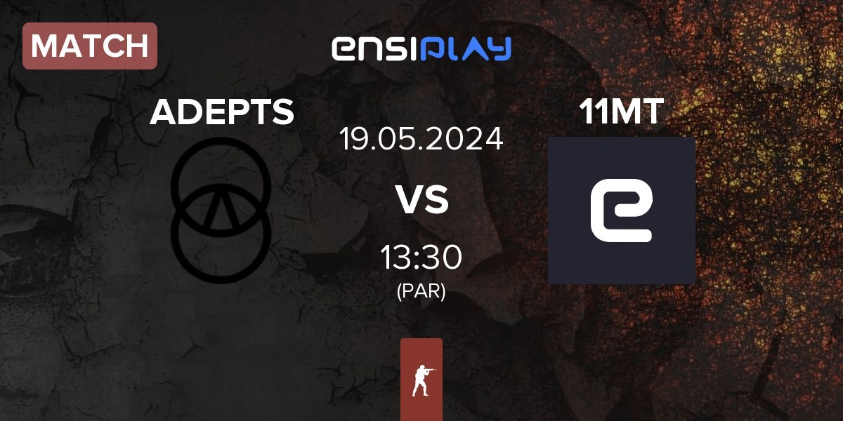 Match ADEPTS vs 11 minutos tarde 11MT | 19.05