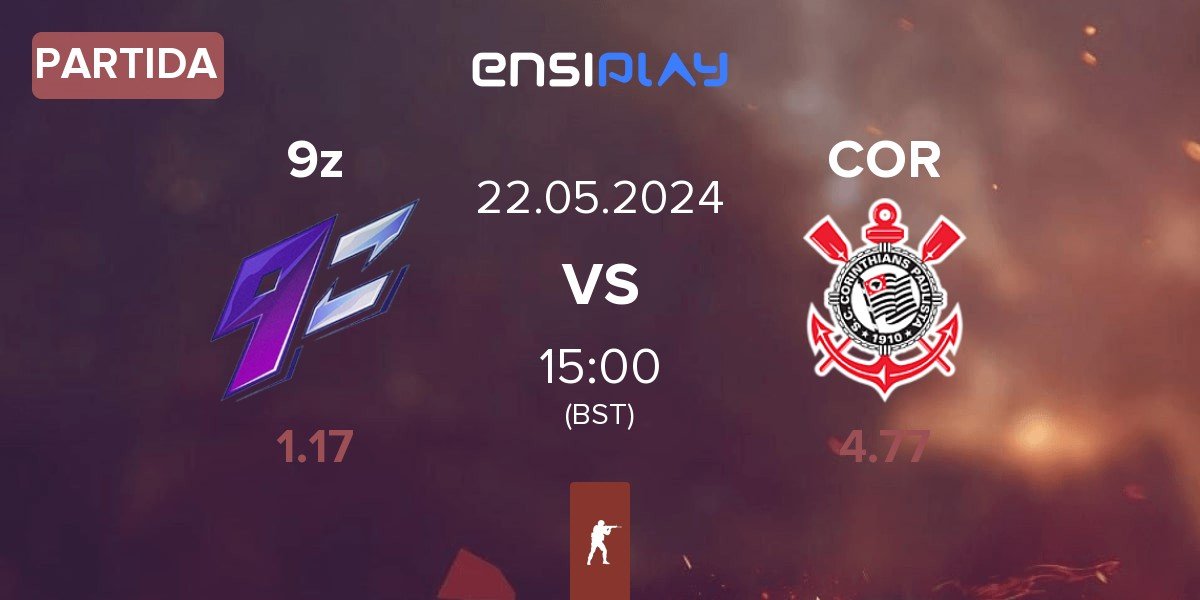 Partida 9z Team 9z vs Corinthians COR | 22.05