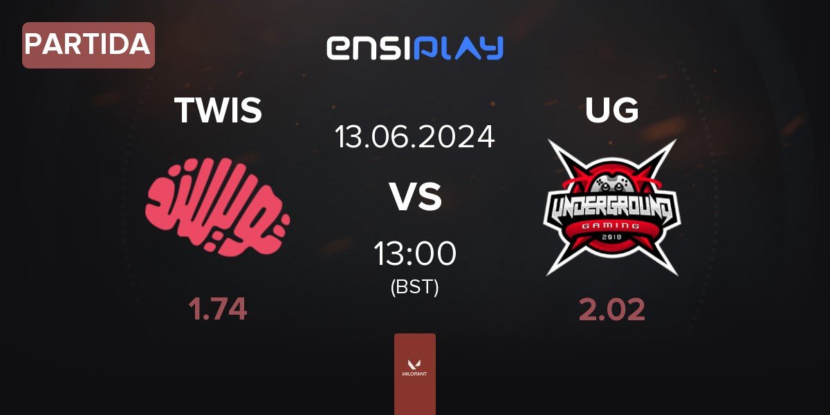 Partida Twisted Minds TWIS vs Underground Gaming UG | 13.06