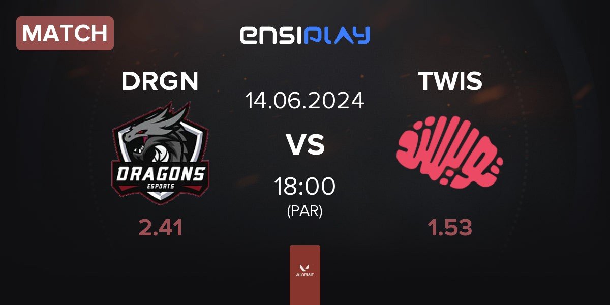 Match Dragons Esports DRGN vs Twisted Minds TWIS | 14.06