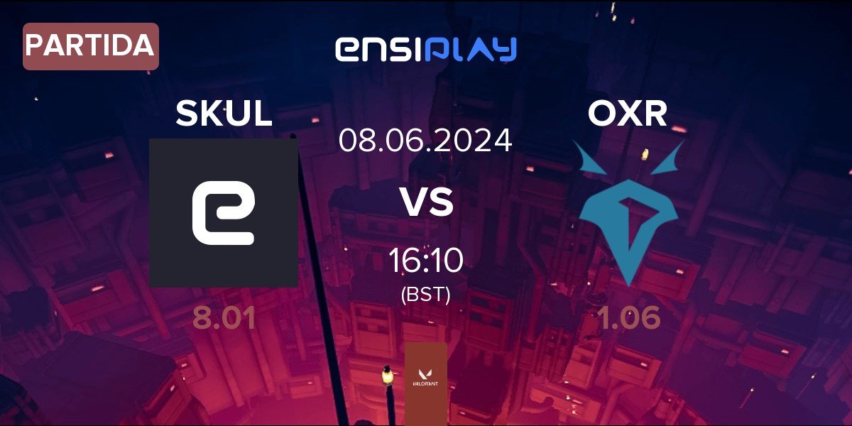 Partida Skulls Esports SKUL vs Onyx Ravens OXR | 08.06