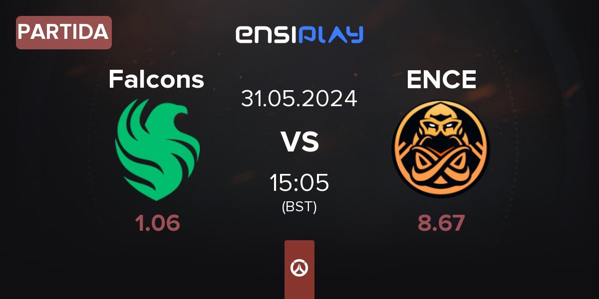 Partida Team Falcons Falcons vs ENCE eSports ENCE | 31.05