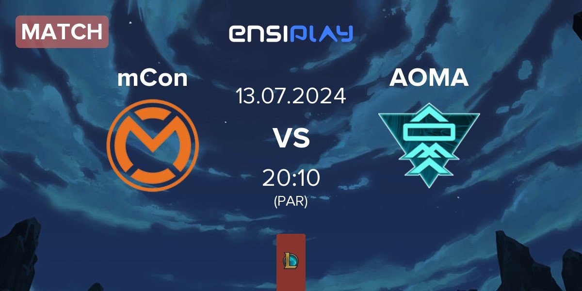 Match mCon esports mCon vs A One Man Army AOMA | 13.07